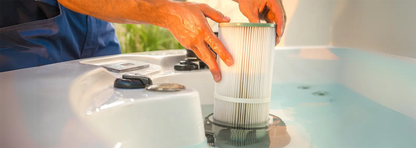 Affordable hot tub cleaning and care plans.